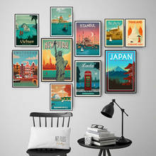 NT062 Poster Wall Art New York Amsterdam Berlin London Travel World City Canvas Painting Picture Prints Living Home Room Decor 2024 - buy cheap