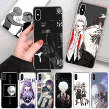 Funda de silicona de Anime Tokyo Ghoul, para teléfono de 13, 12, 11 Pro, SE 2020, X, XS, Max, XR, 7, 8, 6, 6S, Mini Plus 2024 - compra barato