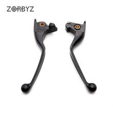 ZORBYZ-palanca de embrague de freno para motocicleta, regulador de aluminio negro, para Harley Touring Street Glide 2014, 2015, 2016, 1 par 2024 - compra barato