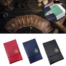 Футляр для хранения карт Таро, двойной кожаный чехол для коллекции настольных игр, покера, дропшиппинг 2024 - купить недорого