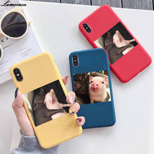 Lamocase Lovely Pig Couple Case For iPhone 5 6 7 8 X XR XS Max Plus 11 Pro Max Cases For iPhone Soft Silicon Back phone Cover 2024 - buy cheap