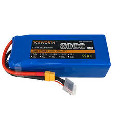 TCBWORTH-batería LiPo de 18,5 V, 8000mAh, 25C, 35C, para coche, barco, avión, avión, 5S, baterías LiPo de 18,5 V 2024 - compra barato