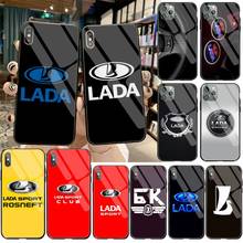 Cutewanan lada logotipo do carro macio silicone preto caso de telefone vidro temperado para o iphone 11 pro xr xs max 8x7 6s mais se 2020 caso 2024 - compre barato