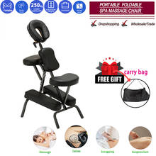 Salon chair Folding Adjustable Tattoo Scraping Chair folding massage chair portable tattoo chair folding beauty bed salon 2024 - buy cheap