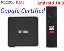 ТВ-приставка Mecool KM1 Deluxe ATV Android 10,0 Amlogic S905X3 4 Гб 64 Гб двойной Wi-Fi BT 4K Google Сертифицированный Youtube умный медиаплеер 2024 - купить недорого