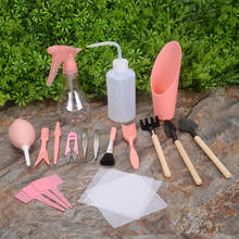 Conjunto de ferramentas de jardinagem, conjunto de ferramentas de jardinagem em miniatura, espátula, suculentas para plantio de suculentas, ferramentas de vaso, escavação de solo, relaxamento, 16 peças 2024 - compre barato