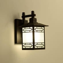 Retro Outdoor Wall Lamp European Style Villa Wall Lamp E27 Waterproof Garden Entrance Light Old-Fashioned Porch Light Black 2024 - buy cheap