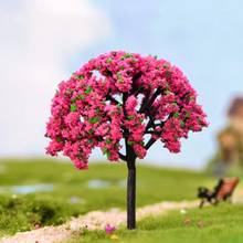 ZOCDOU 1 Piece Flower Tree Orchard Garden Farm Simulation Model Statue Figurine Resin Crafts Figure Ornament Miniatures DIY 2024 - buy cheap