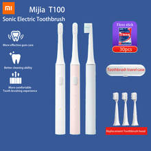 Orignal Xiaomi Mijia Sonic Electric Toothbrush Mi T100 Tooth Brush Colorful USB Rechargeable IPX7 Waterproof Travle Scoocl Home 2024 - купить недорого