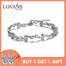 Elegant 925 Silver Bracelets Women Bracelet Zircon Jewelry Chain Bracelets Love Gifts Wedding Birthday Christmasбраслеты на руку 2024 - buy cheap