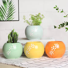 Vaso de flores colorido multicarne pequeno, vaso de cerâmica japonês artesanal presente para o dia dos namorados 2024 - compre barato