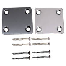 Mini Neck Plate 50.5x46.5mm with Scrwes for Electric Guitar/Bass Accessory 2024 - buy cheap