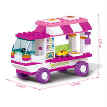 102Pcs City Old Vans Snack House Car Building Blocks Sets Brinquedos Friends Creator DIY Bricks Educational Toys for Girls 2024 - buy cheap