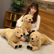 1pc 35/75cm Simulation Labrador Dog Plush toy Creative Realistic Animal Puppy Dolls Stuffed Soft Toys for Children Birthday Gift 2024 - buy cheap