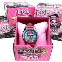 Силиконовые часы LOL surprise dolls lols, Детские кварцевые наручные часы случайного цвета, 1 шт., модные Мультяшные часы для девочек, Подарочная игрушка 2024 - купить недорого