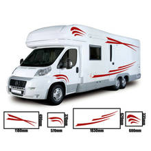 MOTORHOME STRIPES - Camper Van Horsebox Caravan Decals RV Stickers Graphics fc-001 2024 - buy cheap