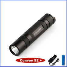 Convoy S2 + Black UV 365nm Led Flashlight ,nichia 365UV in side ,UV Lamp Light OP reflector, Fluorescent Agent Detection 2024 - buy cheap