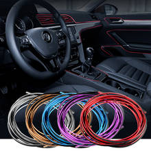 Tiras de moldura de Interior para coche, accesorio Universal para Hyundai ix35 iX45 iX25 i20 i30 Sonata,Verna,Solaris,Elantra, 5 M 2024 - compra barato