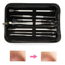 Blackhead Remover Needles Kit 7pcs Acne Comedone Pimple Blemish Extractor Tools Black Dots Spot Pore Cleaner for Face Cleaning 2024 - buy cheap