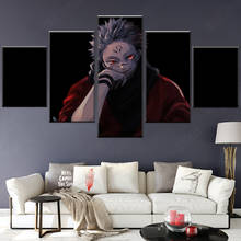 5 Panel Anime Sukuna Jujutsu Kaisen Poster Wall Art Oil Painting Canvas Poster for Bedroom Living Room Office Home Decoration 2024 - buy cheap