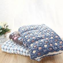 Soft Flannel Pet Mat dog Bed Winter Thicken Warm Cat Dog Blanket puppy Sleeping Cover Towel cushion for small Medium  dogs 2024 - buy cheap