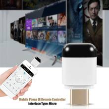 Controle remoto universal para celular, micro usb, interface para smartphone android 2024 - compre barato