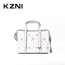 KZNI Women Bag  Genuine Leather Purse Crossbody tote bag Shoulder Clutch Female Handbags Sac a Main Femme De Marque 1331 2024 - buy cheap