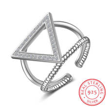 Женское коктейльное кольцо с двойным слоем DS1435, серебристые кольца из 100% 925 пробы, 2019 2024 - купить недорого