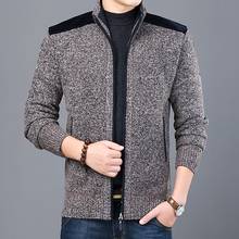 Classic Autumn Cardigan Sweater Men Casual Stand Collar Outerwear Sweater Coats Vintage Knitwear Solid Knitting Sweaters KK3003 2024 - buy cheap