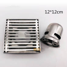 304 stainless steel shower floor drain large drainage drain floor insect proof/odor-proof for bathroom bathtub accessorie 2024 - buy cheap