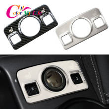 Color My Life Stainless Steel Car Cigarette Lighter Panel Cover Seat Heat Knob Trim for Ford Kuga Escape 2013 - 2016 Accessories 2024 - buy cheap