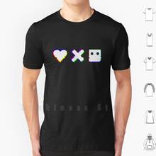 Love Death And Robots Glitch Effect T Shirt DIY Cotton Big Size 6xl Love Death Robots Cyber 3 Robots Love Death Robots Glitch 2024 - buy cheap