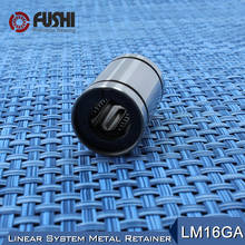 Rodamientos de bolas lineales LM16GA, buje lineal de retenedor de acero y Metal CNC, eje LM16UU de 16mm, rodamiento LM16 GA, 16x28x37MM (1 ud.) 2024 - compra barato