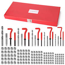 131pcs/88Pcs Car Thread Repairing Tool Kit Spanner Wrench Inserts Drill Tap Set for Restoring Damaged Threads 2024 - buy cheap