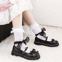 Zapatos de primavera con garra de gato para niña, Kawaii, fiesta de té, Anime japonés, Cosplay, Lolita, Harajuku, estudiante, escuela, tacón medio 2024 - compra barato