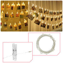 2M 5M Garland Photo Clip String Lights USB/Battery Operated LED Light String Wedding Party Christmas Fairy Lights for Picture 2024 - buy cheap