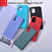 Oneplus 8T 8 Pro Case Original One Plus 8pro Nylon Bumper Sandstone Case 360 Full Protective Back Cover For Oneplus 8 T Shells 2024 - buy cheap