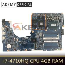 Akemy laptop Motherboard For ACER Aspire VN7-791 i7-4710HQ Mainboard 14204-1 SR1PX N15P-GT-A2 With 4GB RAM DDR3 2024 - buy cheap