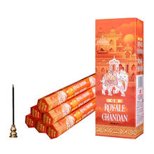 Royale Chandan-varillas de incienso indio hechas a mano, 20 varillas/tubo, aroma Artificial para sala de estar, venta a granel, envío directo 2024 - compra barato