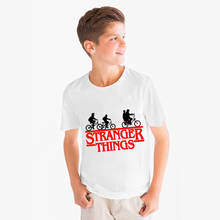 Camiseta Stranger Things tshirt Kid Boys Girls T-shirts Printed O-neck T Shirt Baby Kids Clothes Casual Tee Short Sleeve Tops 2024 - buy cheap
