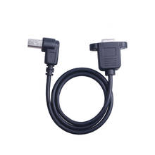 Универсальный USB кабель для печати для принтера, сканера, удлинитель, крепление на панель, Удлинительный кабель, USB B, мужской и женский кабель для печати 2024 - купить недорого