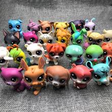 10pcs Mini Small Pet Shop Toys Cute Stands Cat Dog Old Rare Original Figure Animal Collection Kid Gift Lion Rabbit Monkey Deer 2024 - купить недорого