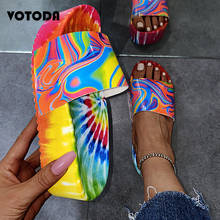 Women Slippers Colorful Fashion Outdoor Sandals Woman Thick-Soled Heighten Shoes Beach Rainbow Slides Ladies Flip Flop Plus Size 2024 - buy cheap