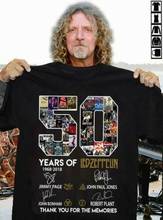 50 Years Of Led-Zeppelin Thank You For The Memories T Shirt Black Men S-6XL 2024 - buy cheap