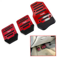 3Pcs/set Universal Car Series Brake Accelerator Non-slip Foot Rest Pedal Pad Cover Car Accessories 2024 - buy cheap