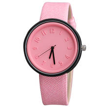 Relojes rosas bonitos para mujer, relojes informales, correa de cuero, reloj de cuarzo femenino, orologi, relojes para mujer 2024 - compra barato