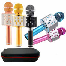 Professional Bluetooth Wireless Microphone Karaoke Speaker KTV Music Player Singing Recorder Handheld Microphone Mic 1800Mah 2024 - buy cheap