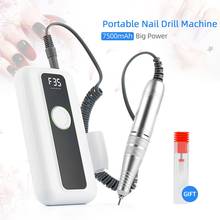 New Design Rechargeable Nail Drill Machine 35000RPM Nail File For Manicure Nail Gel Polish Portable Professional Nail Salon Tool 2024 - buy cheap