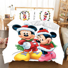 Jogo de cama infantil do mickey e king size, roupas de cama com edredon e capa de edredom 2024 - compre barato