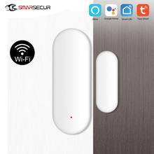 Tuya Smart WiFi Door Window Sensor Magnetic Contact  APP Control Work With Alexa 2024 - buy cheap